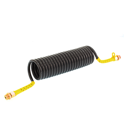 PRZEWÓD PNEUM. SPIRALNY M22 CZARNY (Ż) POLIAMIDOWY, 6,0M-347589050