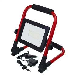 NAŚWIETLACZ LED AKUMUL, 12/230V, 10W ŁADOWARKA + PODSTAWKA-347589202