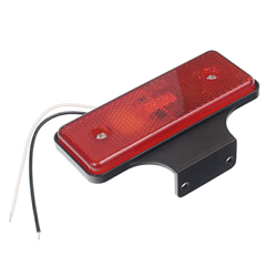 LAMPA OBRYSOWA CZERWONA DIODOWA Z UCHWYTEM, HOMOLOGACJA E9-347589261