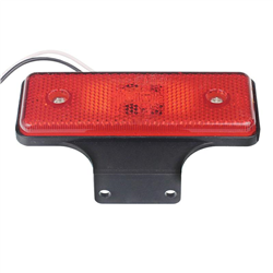 LAMPA OBRYSOWA CZERWONA DIODOWA Z UCHWYTEM, HOMOLOGACJA E9-347589263