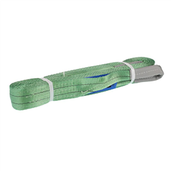 LINA WYCIĄGOWA OFF-ROAD  8M (2T/10T BS) TAŚMA ZIELONA, PĘTLA+PĘTLA-347589284