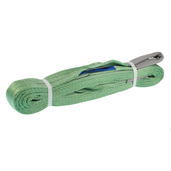 LINA WYCIĄGOWA OFF-ROAD  8M (2T/10T BS) TAŚMA ZIELONA, PĘTLA+PĘTLA-347589283