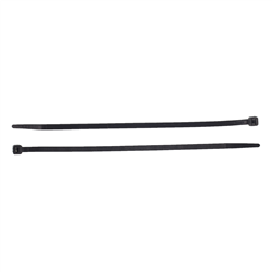 OPASKI ZACISKOWE 100X2,5MM - CZARNE PLASTIKOWE, 100SZT/OPAKOWANIE, TRYTYTKI-347589414