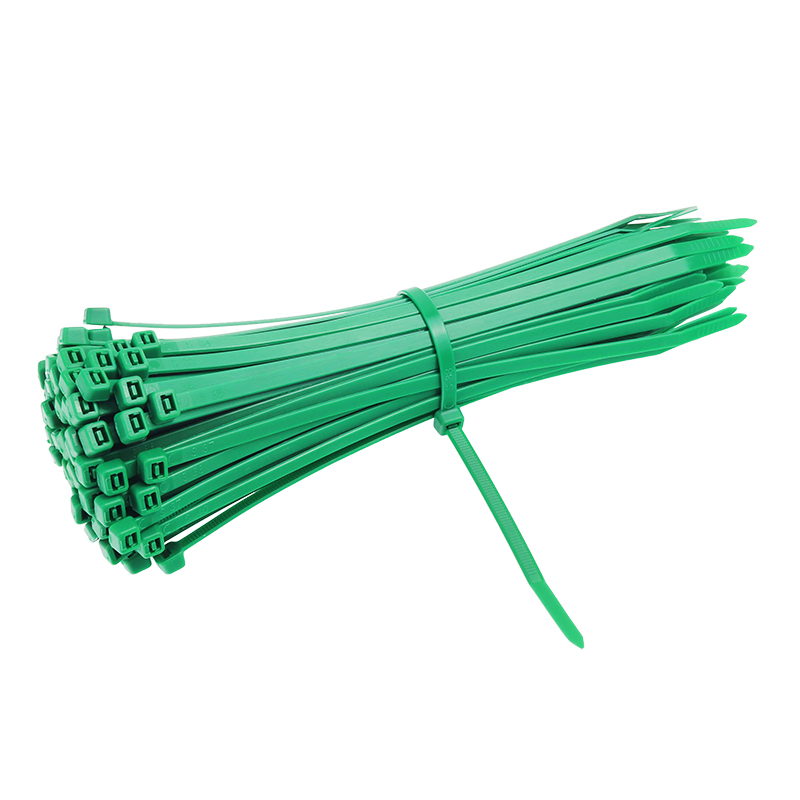 OPASKI ZACISKOWE 150X2,5MM - ZIELONE PLASTIKOWE, 100SZT/OPAKOWANIE, TRYTYTKI-347589458