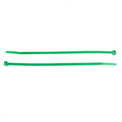 OPASKI ZACISKOWE 150X2,5MM - ZIELONE PLASTIKOWE, 100SZT/OPAKOWANIE, TRYTYTKI-347589460