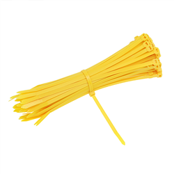 OPASKI ZACISKOWE 150X2,5MM - ŻÓŁTE PLASTIKOWE, 100SZT/OPAKOWANIE, TRYTYTKI-347589461