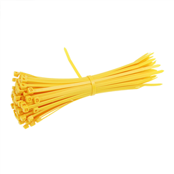 OPASKI ZACISKOWE 150X2,5MM - ŻÓŁTE PLASTIKOWE, 100SZT/OPAKOWANIE, TRYTYTKI-347589462