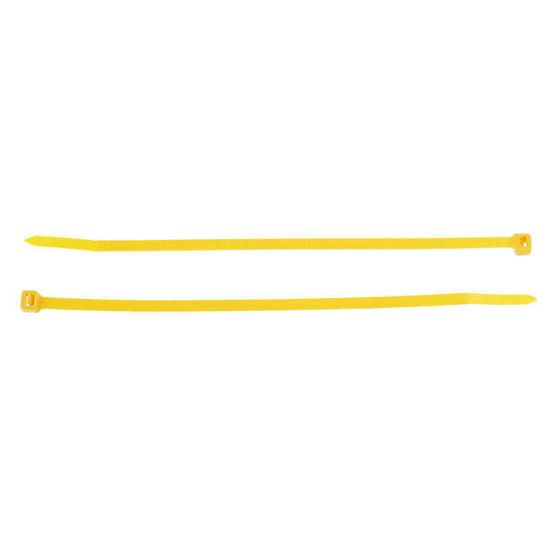 OPASKI ZACISKOWE 350X4,8MM - ŻÓŁTE PLASTIKOWE, 100SZT/OPAKOWANIE, TRYTYTKI-347589621