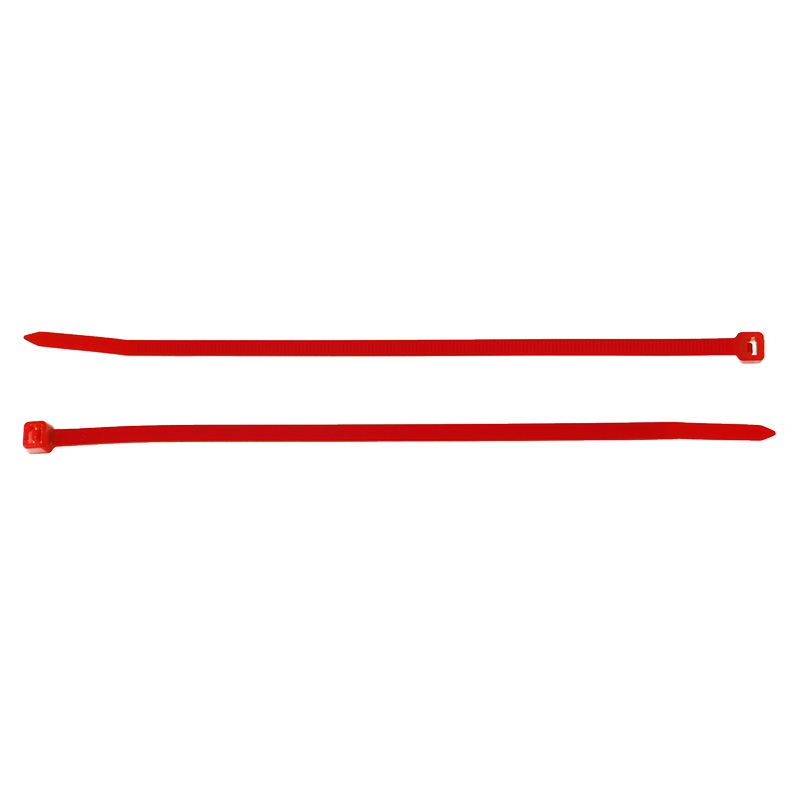 OPASKI ZACISKOWE 400X7,6MM - CZERWONE PLASTIKOWE, 100SZT/OPAKOWANIE, TRYTYTKI-347589671