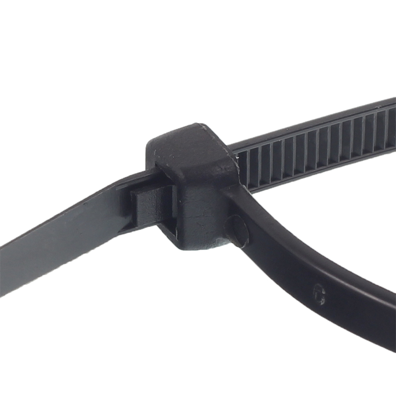 OPASKI ZACISKOWE 500X4,8MM - CZARNE PLASTIKOWE, 100SZT/OPAKOWANIE, TRYTYTKI-347589715