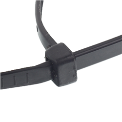 OPASKI ZACISKOWE 500X4,8MM - CZARNE PLASTIKOWE, 100SZT/OPAKOWANIE, TRYTYTKI-347589716