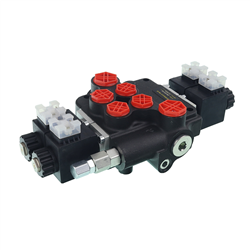 ROZDZIELACZ HYDRAULICZNY 2-SEKCYJNY 80L/MIN, Z80, STEROWANY ELEKTRYCZNIE 24V-347589745
