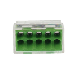 SZYBKOZŁĄCZKI ELEKTRYCZNE  10 ZŁĄCZY DRUT DO 2,5MM2,  10SZT/OPAKOWANIE-347589856