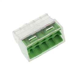 SZYBKOZŁĄCZKI ELEKTRYCZNE  10 ZŁĄCZY DRUT DO 2,5MM2,  10SZT/OPAKOWANIE-347589855