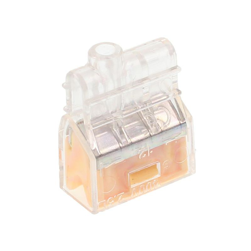 SZYBKOZŁĄCZKI ELEKTRYCZNE   3 ZŁĄCZA DRUT DO 2,5MM2,  10SZT/OPAKOWANIE-347589865