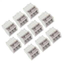 SZYBKOZŁĄCZKI ELEKTRYCZNE   6 ZŁĄCZY DRUT DO 2,5MM2,  10SZT/OPAKOWANIE-347589874
