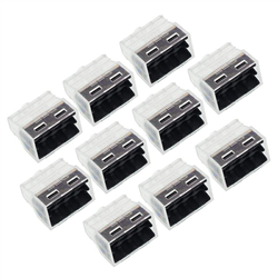 SZYBKOZŁĄCZKI ELEKTRYCZNE   8 ZŁĄCZY DRUT DO 2,5MM2,  10SZT/OPAKOWANIE-347589878
