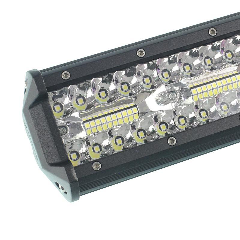 PANEL LEDOWY PROSTY.100 LED W 3 RZĘDACH TYLNE MOCOWANIE, LED, HALOGEN, 9-36V, 370x78x65MM-347589980
