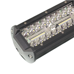 PANEL LEDOWY PROSTY. 40 LED W 3 RZĘDACH TYLNE MOCOWANIE, LED, HALOGEN, 9-36V, OŚWIETLENIE SKUPIONE (SPOT)-347590056