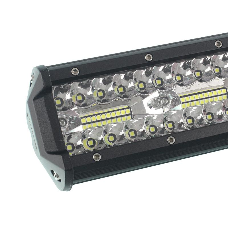 PANEL LEDOWY PROSTY. 80 LED W 3 RZĘDACH TYLNE MOCOWANIE, LED, HALOGEN, 9-36V, 300x78x65MM-347590112