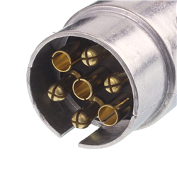 PRZEWÓD SPIRALNY 7/12V WTYCZKI METALOWE,  DŁG ROBOCZA MAX 5M-347590289