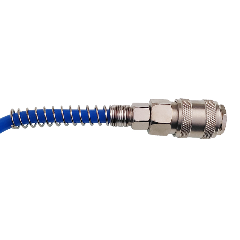 PRZEWÓD SPIRALNY KOMPRESORA 10M (PU) 8X5MM, POLIURETAN - NIEBIESKI-347590313
