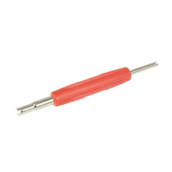 WKRĘTAK DO WKŁADEK SPRĘŻYNKOWYCH PLASTIKOWY DWUSTRONNY, CZERWONY Z MAGNESEM-347590700