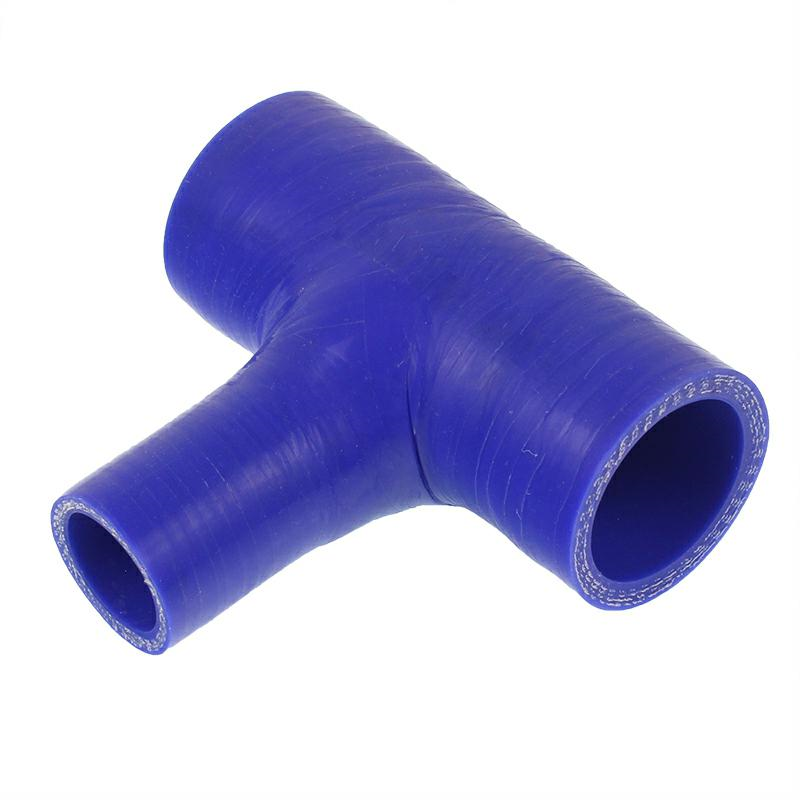 ŁĄCZNIK SILIKONOWY TYP-T FI  32X76X76MM, L=105X60MM NIEBIESKI-347590947
