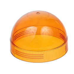 KLOSZ LAMPY OSTRZEGAWCZEJ "KOGUTA" LED POMARAŃCZOWY,  Z HOMOLOGACJĄ "ECE R65"-347591671