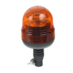 LAMPA OSTRZEGAWCZA 12-24V "KOGUT" LED MOCOWANIE NA TRZPIEŃ, GUMOWY, ECE R65, BŁYSKOWA-347912168