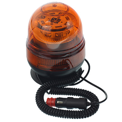 LAMPA OSTRZEGAWCZA 12-24V "KOGUT" LED PODWÓJNA, MOCOWANIE NA MAGNES, ECE R65, BŁYSKOWA-347591673
