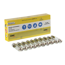 ŻARÓWKA C5W, 12V, 5W SV8,5, HOMOLOGACJA E2, KPL. 10SZT.-347592019