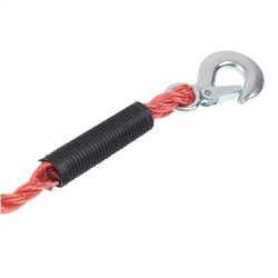 LINKA HOLOWNICZA  3,0T,  4,5M, ELASTYCZ. CZERWONA, POSIADAJĄ CERTYFIKAT CE, TUV-347580462