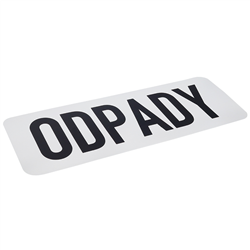 TABLICA "ODPADY" 300X120MM, MAGNES-347592127