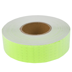 TAŚMA ODBLASKOWA W ROLCE 50MB FLUORESCENCYJNA, I GENERACJA, CIĄGŁA, KONTUROWA-347622063