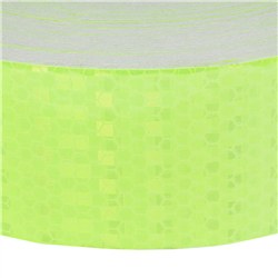 TAŚMA ODBLASKOWA W ROLCE 50MB FLUORESCENCYJNA, I GENERACJA, CIĄGŁA, KONTUROWA-347622065