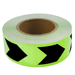TAŚMA ODBLASKOWA KIERUNKOWA 25MB NEONOWO-CZARNA-347622072