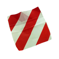 FLAGA BIAŁO CZERWONA DO LINKI HOLOWNICZEJ 200X200MM-347592277