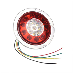 LAMPA TYLNA ZESPOLONA LED L/P PRZYCZEPKA OKRĄGŁA, 12/24V-347592284