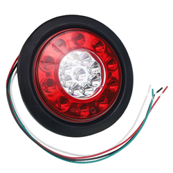 LAMPA TYLNA ZESPOLONA LED L/P PRZYCZEPKA OKRĄGŁA, 12/24V, USZCZELKA-347592287