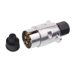 WTYCZKA 7/12V ALUMINIOWA, KONTAKTY SKRĘCANE, NAKRĘTKA  + NASADKA-347592508