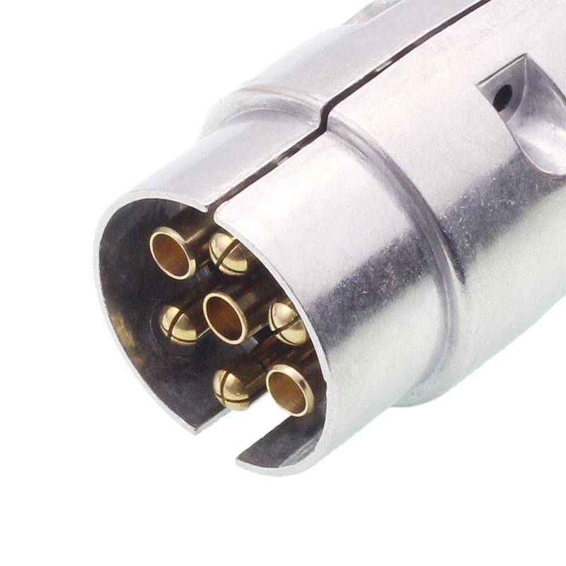 WTYCZKA 7/12V ALUMINIOWA, KONTAKTY SKRĘCANE, NAKRĘTKA  + NASADKA-347592510