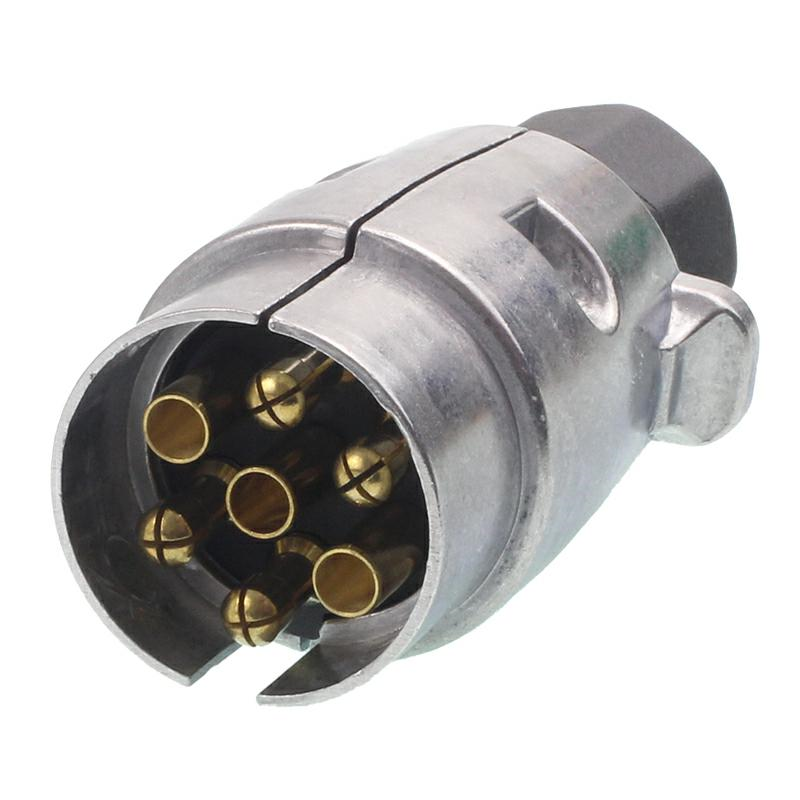 WTYCZKA 7/12V ALUMINIOWA, KONTAKTY SKRĘCANE, NAKRĘTKA  + NASADKA-347592511