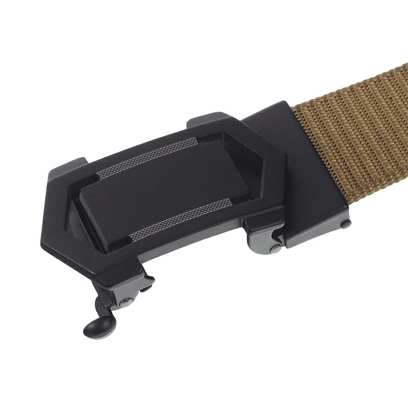 PASEK UNIWERSALNY KHAKI, POLIESTER, AUTOMATYCZNA KLAMRA-347592538