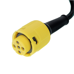 WTYCZKA BAJONET 5 PIN, ŻÓŁTA Z PRZEWODEM 1M-347775243