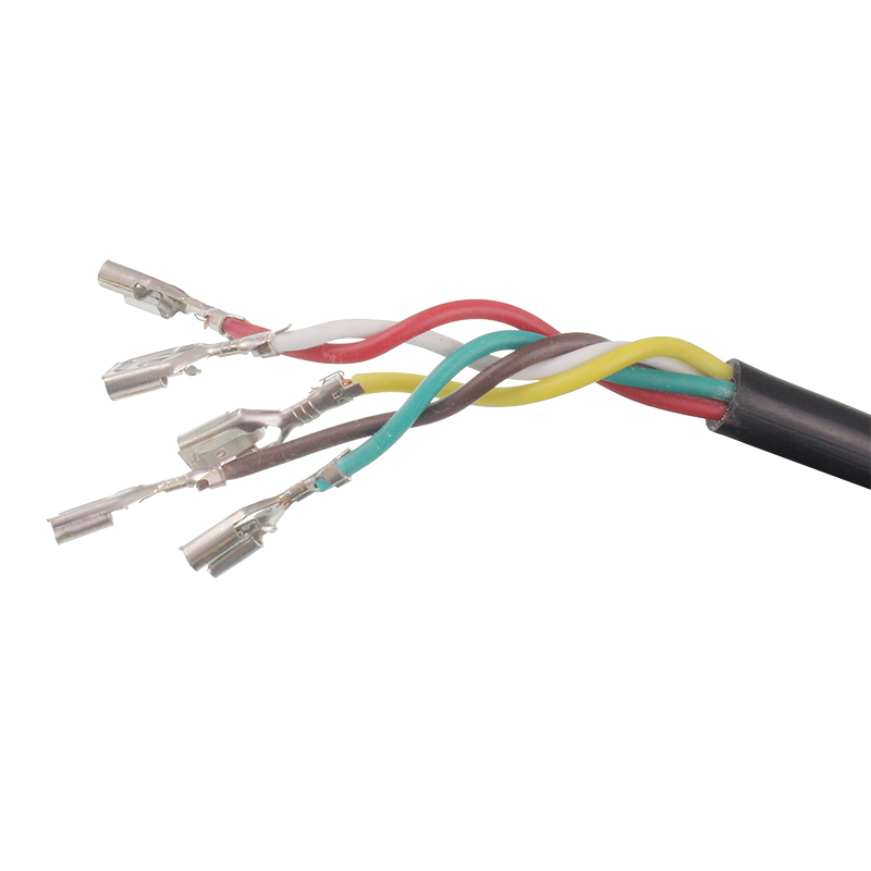 WIĄZKA ELEKTRYCZNA PRZYCZEPY, WTYCZKA 13/12V + PRZEWÓD 2X7M (2X5 ŻYŁ)-347592590