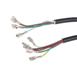 WIĄZKA ELEKTRYCZNA PRZYCZEPY, WTYCZKA 7/12V + PRZEWÓD 2X5M-347592601