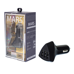 ADAPTER SAMOCHODOWY USB (ŁADOWARKA) 3 GNIAZDA - DC 5V, 2X2,4A, 1X1A-347592654