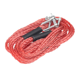 LINKA HOLOWNICZA  3,0T,  4,5M, ELASTYCZ. CZERWONA, POSIADAJĄ CERTYFIKAT CE, TUV-347592758