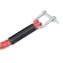 LINKA HOLOWNICZA  3,0T,  4,5M, ELASTYCZ. CZERWONA, POSIADAJĄ CERTYFIKAT CE, TUV-347592759